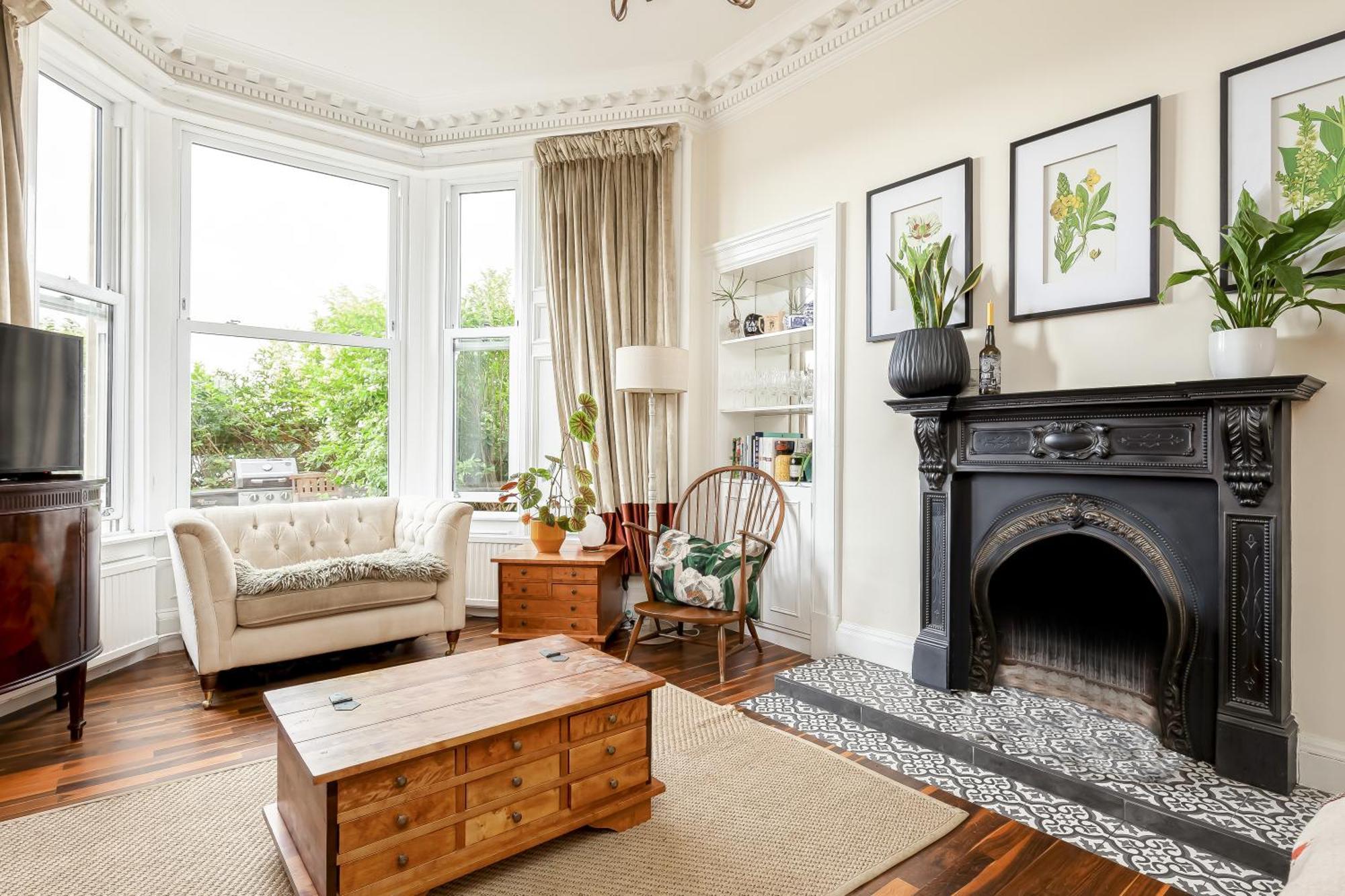 Stylish Victorian Apartment'S Close To The Botanical Gardens, Free Parking! EDI Eksteriør billede